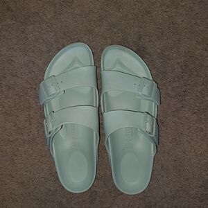 Birkenstock Sky Blue Slides